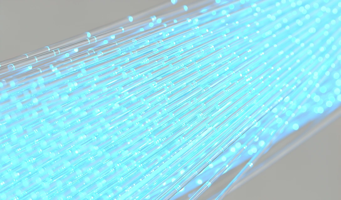 Fiber optic data flow